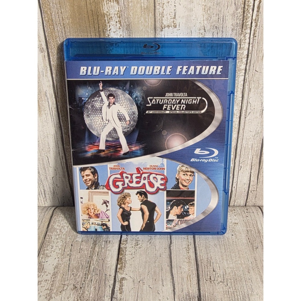 Grease Saturday Night Fever Blu-ray Double Feature John Travolta 2-Disc Set 1080 - Picture 3 of 6